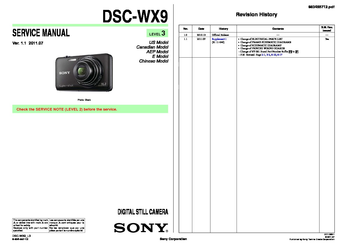 Sony Cyber-shot Dsc-wx9 User Manual Pdf - goodadvertising